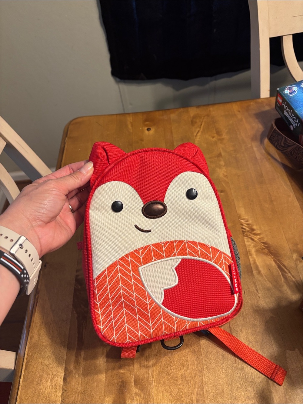 Red Fox Toddler Backpack “leash” backpack- Cute Animal Design